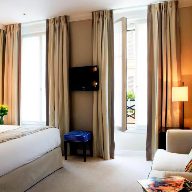 غرفة ديلوكس بسرير كوين بشرفة، Hotel Folkestone Opera 3/6
