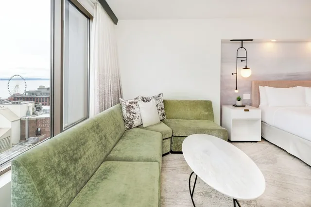 Room, King Bed, Water View, Corner، Hotel 1000 Seattle 4/7