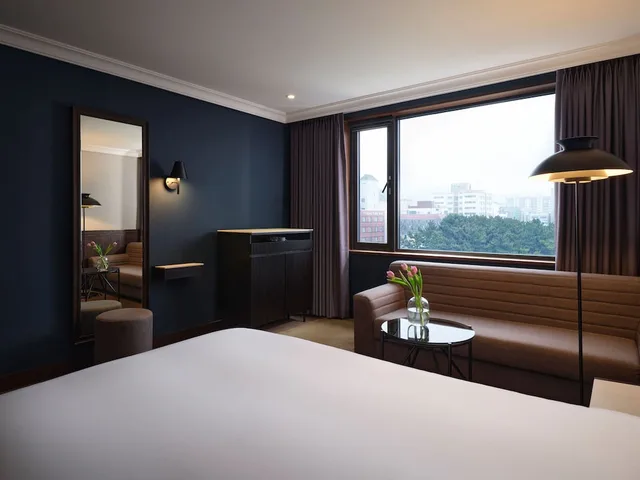 غرفة بريميوم بسرير مزدوج وسرير فردي، Maison Glad Jeju 2/9