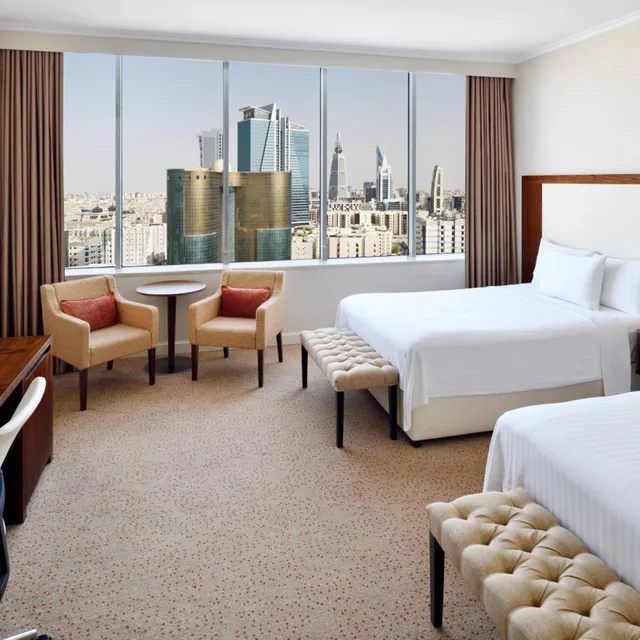 غرفة سوبيريور بسريرين مزدوجين، كورتيارد ماريوت(Courtyard by Marriott Riyadh Olaya) 2/6