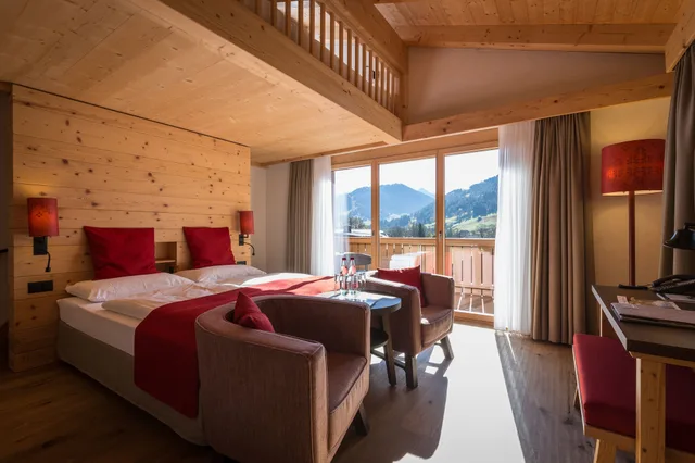 1 Bedroom, Family, Double Bed, Mountain View, Sofa, Balcony, Hotel Spitzhorn 3/7