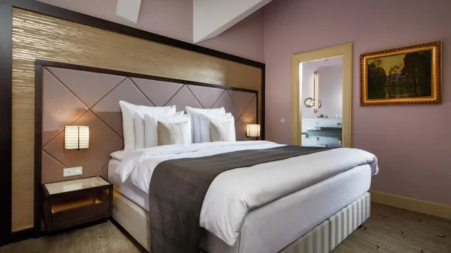 جناح سيغنتشر فاخر بسرير كينج مع أريكة، ARIA HOTEL 1/2