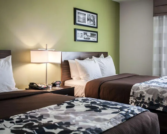 غرفة بسريرين كوين، Sleep Inn Suites Gulfport 2/2