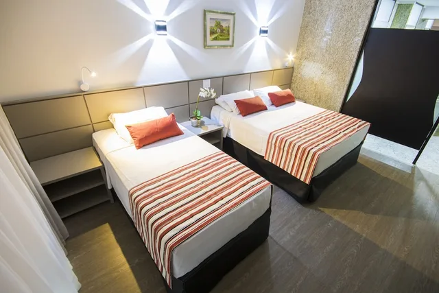 غرفة ديلوكس فاخرة بسرير كوين وسرير فردي، Cassino All Inclusive Resort Pocos de Caldas by Nacional Inn 5/6