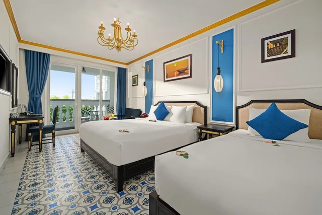 غرفة ديلوكس ثلاثية بثلاثة أسرّة، Hoi An Blue Sky Boutique Spa 3/10