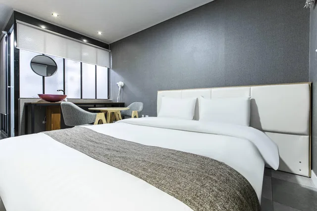 غرفة ديلوكس بسرير مزدوج بإطلالة على المدينة، Malu Hotel 2/3