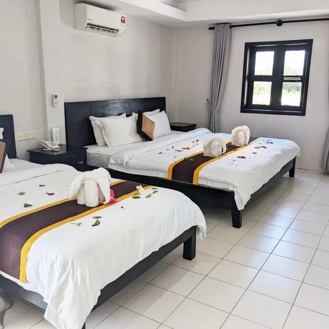 غرفة عائلية بإطلالة على الجبل بشرفة، Mary Beach Hotel and Resort 2/8