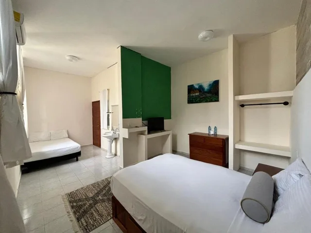 غرفة قياسية بسريرين مزدوجين، Hotel Awazul Bacalar 7/10