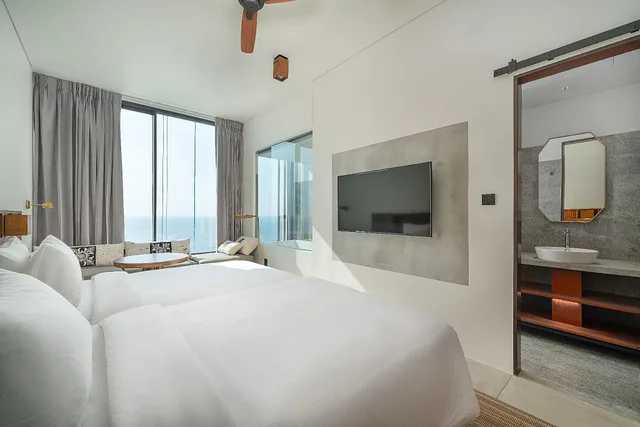 غرفة ديلوكس بسرير فردي بإطلالة على البحر، Granbell Hotel Colombo 1/1