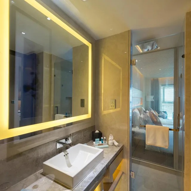 غرفة ديلوكس بسريرين منفصلين بإطلالة على البحيرة، Novotel Suzhou Sip 4/6