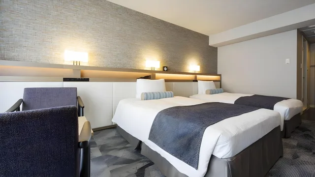 غرفة عصرية بسريرين منفصلين، Hotel Sardonyx Tokyo 1/1