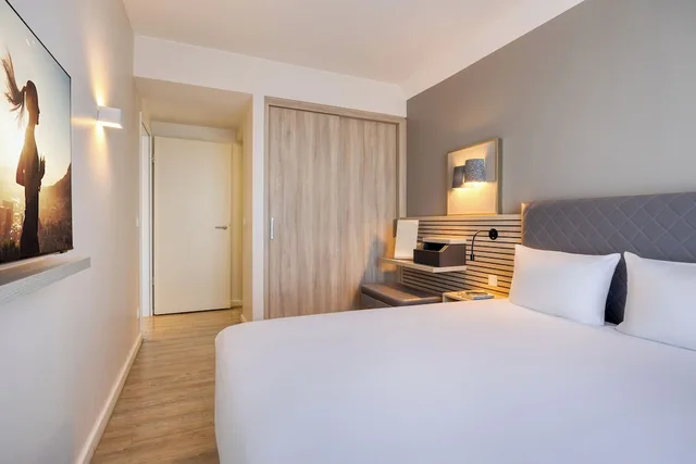 شقة بسرير كوين وسريرين منفصلين بغرفتي نوم مع أريكة، Citadines Arnulfpark Munich 4/12