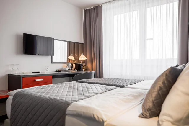 غرفة ديلوكس بسرير مزدوج أو سريرين منفصلين، Hotel Vista 4/10