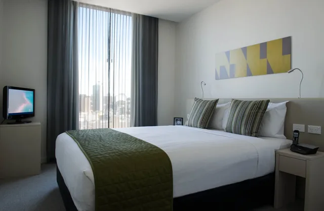 شقة ديلوكس بسرير كينج بغرفة نوم واحدة، Citadines on Bourke Melbourne 1/1