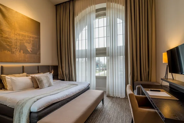 غرفة سوبيريور بسريرين منفصلين بإطلالة على الحديقة، Terhills Hotel - Different Hotels 1/7