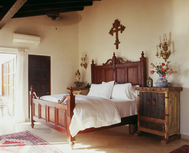 جناح ملكي بسرير كينج بإطلالة على البحر بشرفة، Hacienda San Angel 5/7
