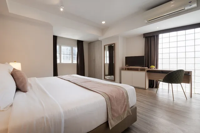 غرفة تنفيذية بسرير مزدوج بغرفة نوم واحدة، Aspira Residence Ruamrudee 4/9