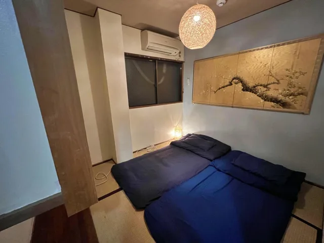 غرفة يابانية بسريرين منفصلين وفرشتي فوتون، Peace House Sakura 1/2