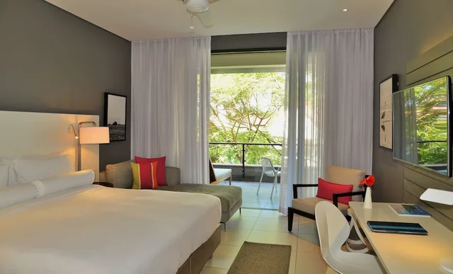 غرفة تنفيذية مفردة بإطلالة على الحديقة، Eden Bleu Hotel 2/4