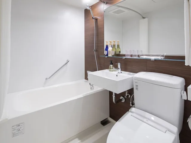 غرفة قياسية بسريرين منفصلين لغير المدخنين، Hotel Mystays Midosuji Honmachi 4/4