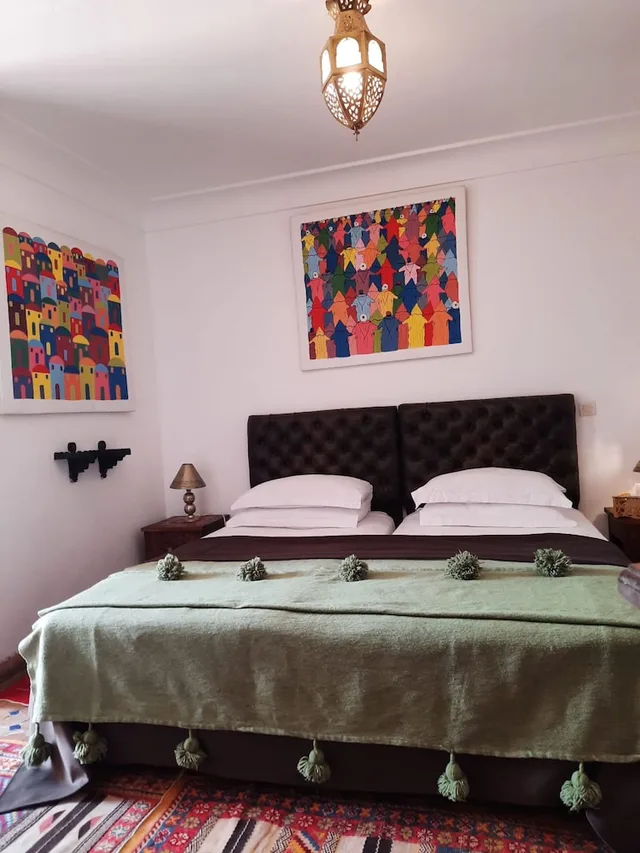غرفة قياسية بسرير مزدوج، Riad Aubrac 7/10