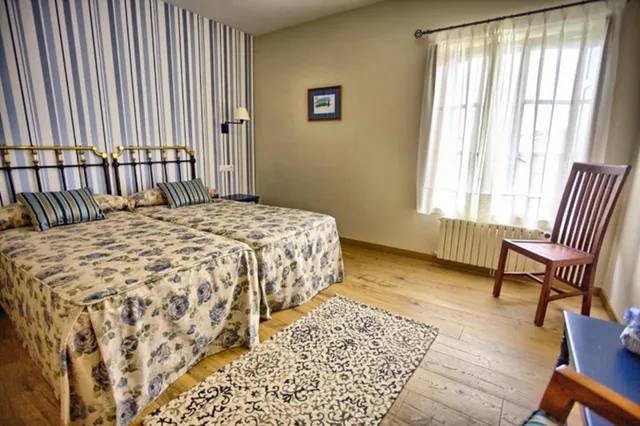 غرفة بسرير مزدوج أو سريرين منفصلين، Hotel Colonial de Santillana 10/10