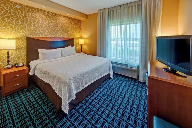 غرفة بسرير كينج لذوي الإعاقة، Fairfield Inn Suites Oklahoma City Airport 1/1