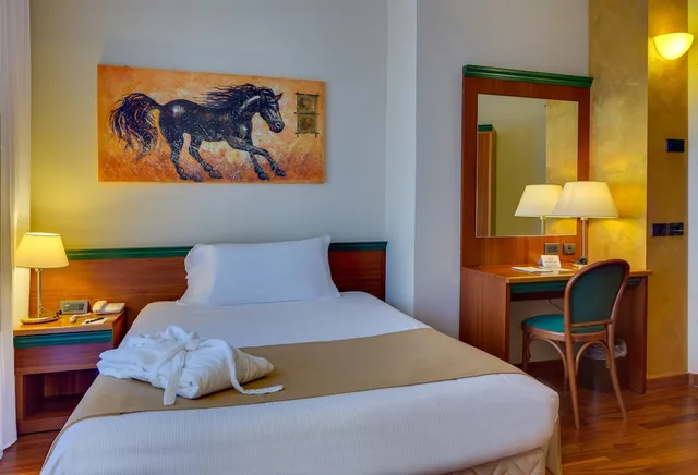 غرفة قياسية مفردة بسرير كوين، Hotel Raffaello 5/9