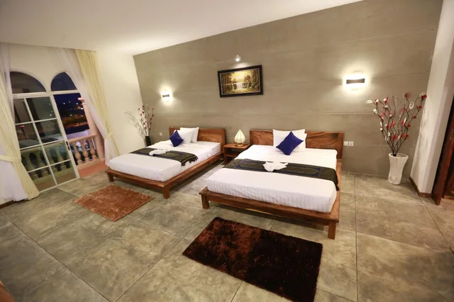 غرفة ديلوكس بسرير مزدوج أو سريرين منفصلين بإطلالة على الحديقة بشرفة، D.I Residence Boutique Hotel 3/4