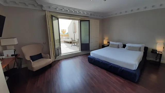 غرفة بريميوم بشرفة، Hotel Sardinero Madrid 4/5