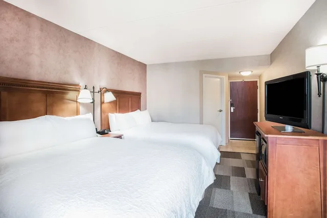 غرفة قياسية بسريرين مزدوجين، Hampton Inn West-Springfield 1/3