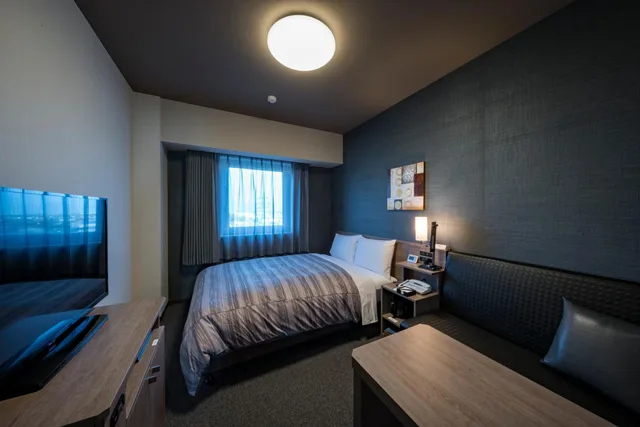 غرفة بسرير نصف مزدوج للمدخنين، Hotel Route-Inn Kamisu 4/4