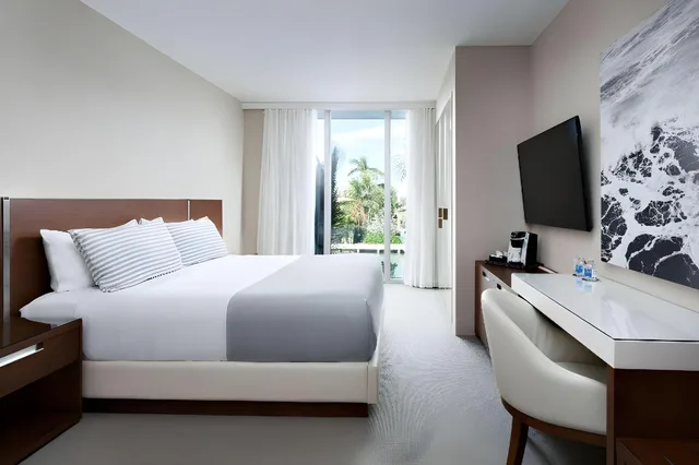 غرفة بسرير كينج لذوي الإعاقة، The Altair Hotel Bay Harbor Miami 1/1