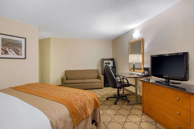 غرفة بزنس بسرير كينج، Comfort Inn Sudbury City 7/9
