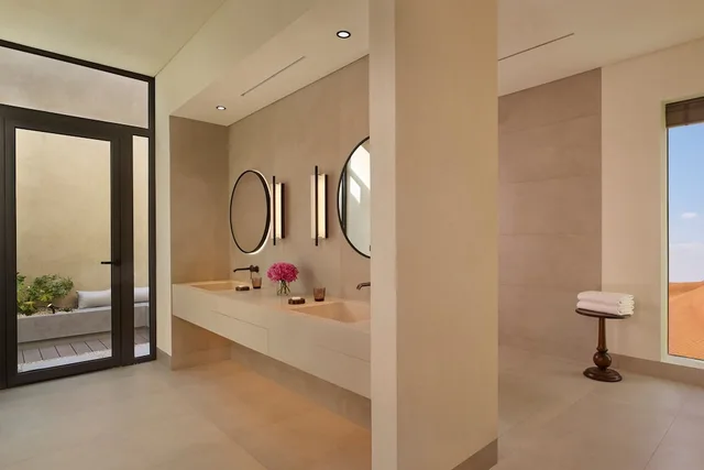 2 Bedrooms, Signature, Sunrise, Villa, Twin Beds, King Bed, Private Pool، The Ritz Carlton Ras Al Khaimah Al Wadi Desert 6/7