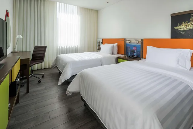 غرفة قياسية بسريرين منفصلين، Hampton by Hilton Bogota - Usaquen 1/1