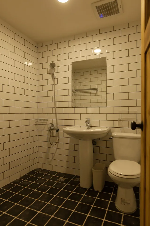جناح عائلي بسرير مزدوج وسريرين منفصلين، Mini Voyage Hostel Hualian 3/3