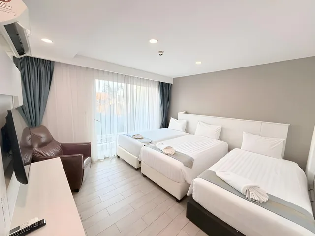 غرفة كلوب ثلاثية بسرير فردي، Sonia Residence Pattaya 1/1