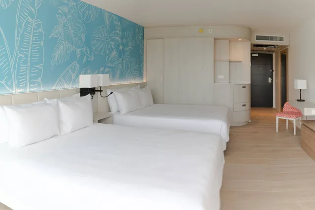 Room, 2 Queen Beds, Partial Ocean View, Curacao Marriott Beach Resort 1/7