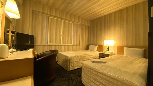 غرفة بسريرين منفصلين للمدخنين، Hotel Select Inn Isehara 3/3
