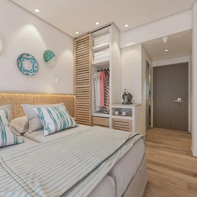 غرفة بسرير مزدوج أو سريرين منفصلين بشرفة، Hotel More 1/7