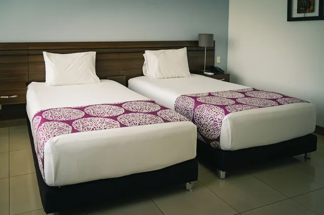غرفة قياسية بسريرين منفصلين وسرير كوين، Malik Hotel Boutique 7/10