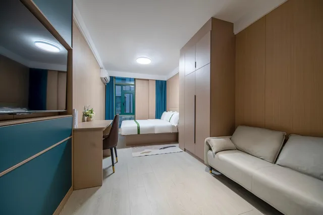 غرفة سوبيريور بسرير كوين، GreenTree Inn Shanghai Baoshan Yanghang Shuichan Road Hotel 1/1