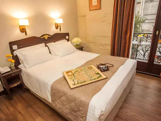 غرفة تقليدية بسرير كوين، Hotel Europe Saint Severin Paris 2/3