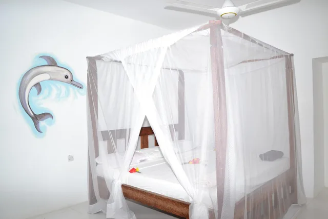 غرفة بسرير مزدوج بإطلالة على البحر، Union Beach Bungalows 2/4