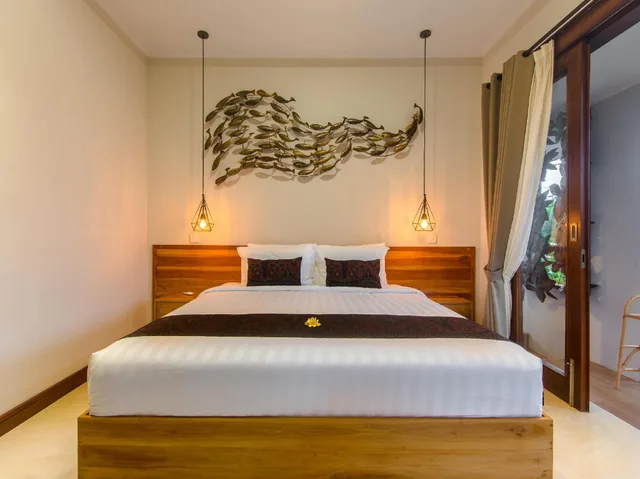 فيلا بسريرين كينج بغرفتي نوم، La-Meli Villas Ubud 1/1
