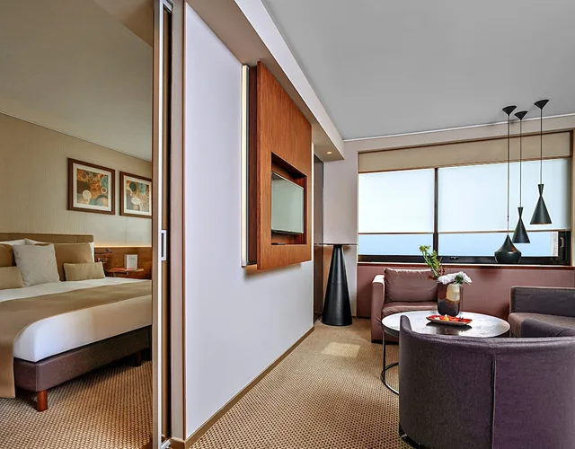 جناح بسرير فردي بغرفتي نوم، Crowne Plaza Geneva 2/2