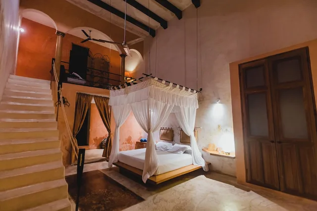 جناح رئاسي بسرير كينج وسرير كوين، Hacienda Sacnicte 1/7