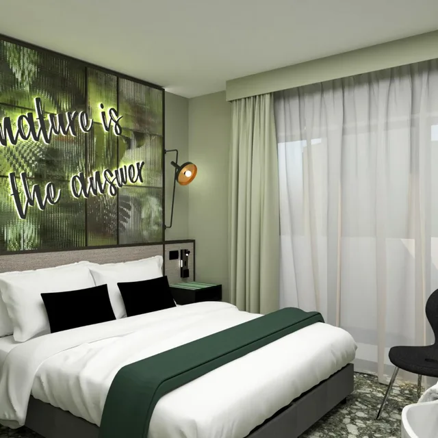 غرفة سوبيريور ديلوكس بسرير مزدوج، Parc Hotel Flora 8/10