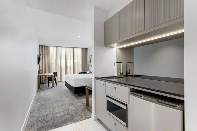 استوديو بسرير كينج بإطلالة، Adina Apartment Hotel Melbourne Southbank 9/10